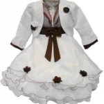 Robe à volants pour fille avec veste