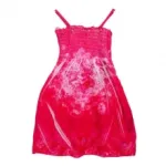 Robe voilée imprimée fleurie