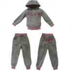 Ensemble jogging léopardé fille
