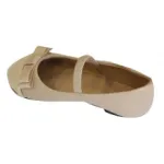 Ballerines filles avec bout vernissé et nœuds
