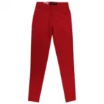 Jeans slim rouge