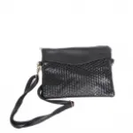 Pochette en deux tons avec bandoulière amovible