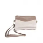 Pochette en deux tons avec bandoulière amovible