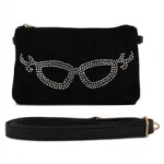 Sac à bandoulière lunette strass