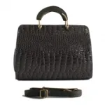 Sac à main croco vernis