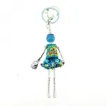 Porte-clé oené de strass