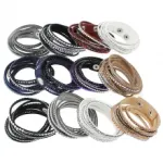 Bracelet double tour multirang  clouté de strass