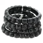 Bracelet multirang  pavé de strass femme