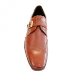 Chaussures en cuir pour homme avec bride bouclé dessus