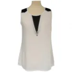 Top tendance avec zip devant
