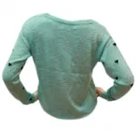 Pull imprimé cœur 