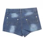 Adorable short jeans délavé pour fille