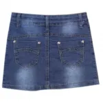 Jupe jeans délavé pour fille