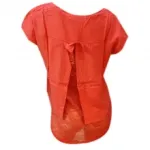 T-shirt en deux tons avec dentelle