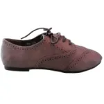 Derbies avec perforation pour femme
