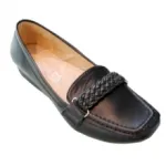Mocassin compensé style classique