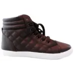 Basket montante matelassée pour femme