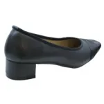 Ballerines à talon avec bout verni