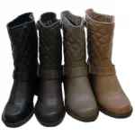 Bottines matelassées en vogue