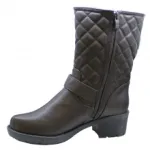 Bottines matelassées en vogue