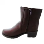 Bottines pour femme avec zip décoratif