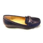 Mocassins décorés de motif argenté