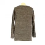 Top chiné avec motif fantaisie devant