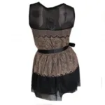 Robe voilée en dentelle
