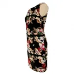 Robe droite imprimée fleurie
