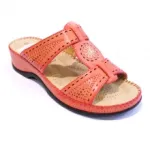 Sandales perforées et bordées de couture manuelle