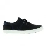 Baskets tendance en tissu avec empiècement cuir pour homme