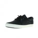 Baskets tendance en tissu avec empiècement cuir pour homme