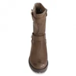 Bottines avec doubles brides bouclées
