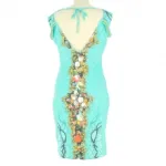 Jolie robe droite imprimée fleurie