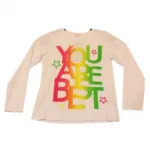 T-shirt fille imprimé "you are best"