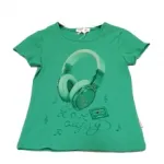 T-shirt avec motif casque à strass