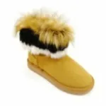 Bottines fashions avec fourrures pour femme