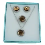 Coffret cadeau parure dorée pour femme