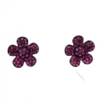 Boucles d’oreilles serties de strass