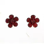 Boucles d’oreilles serties de strass