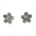 Boucles d’oreilles serties de strass