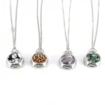 Collier tendance avec pendentif montre fantaisie style gousset