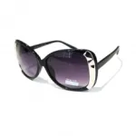 Lunettes de soleil femme avec branches en métal