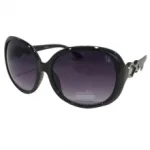 Lunettes de soleil femme avec monture ronde