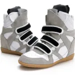 Sneakers Isabel Marant Haut-dessus de chaussures en daim femmes bottes de mode