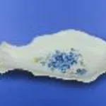 Plateau pour le poisson "Poisson" petit blanc avec décalcomanie, 20 cm