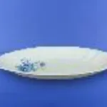 Plateau pour le poisson "Fortune" blanc avec décalcomanie, 25 cm