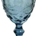 Verre "Vintage" bleu 300 ml,