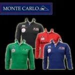 LOT DE 6 POLOS MANCHES LONGUES MONTE CARLO OFFICIAL POUR HOMME