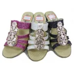 Sandale à talon bijou Réf 9503 5,50 € HT/unité